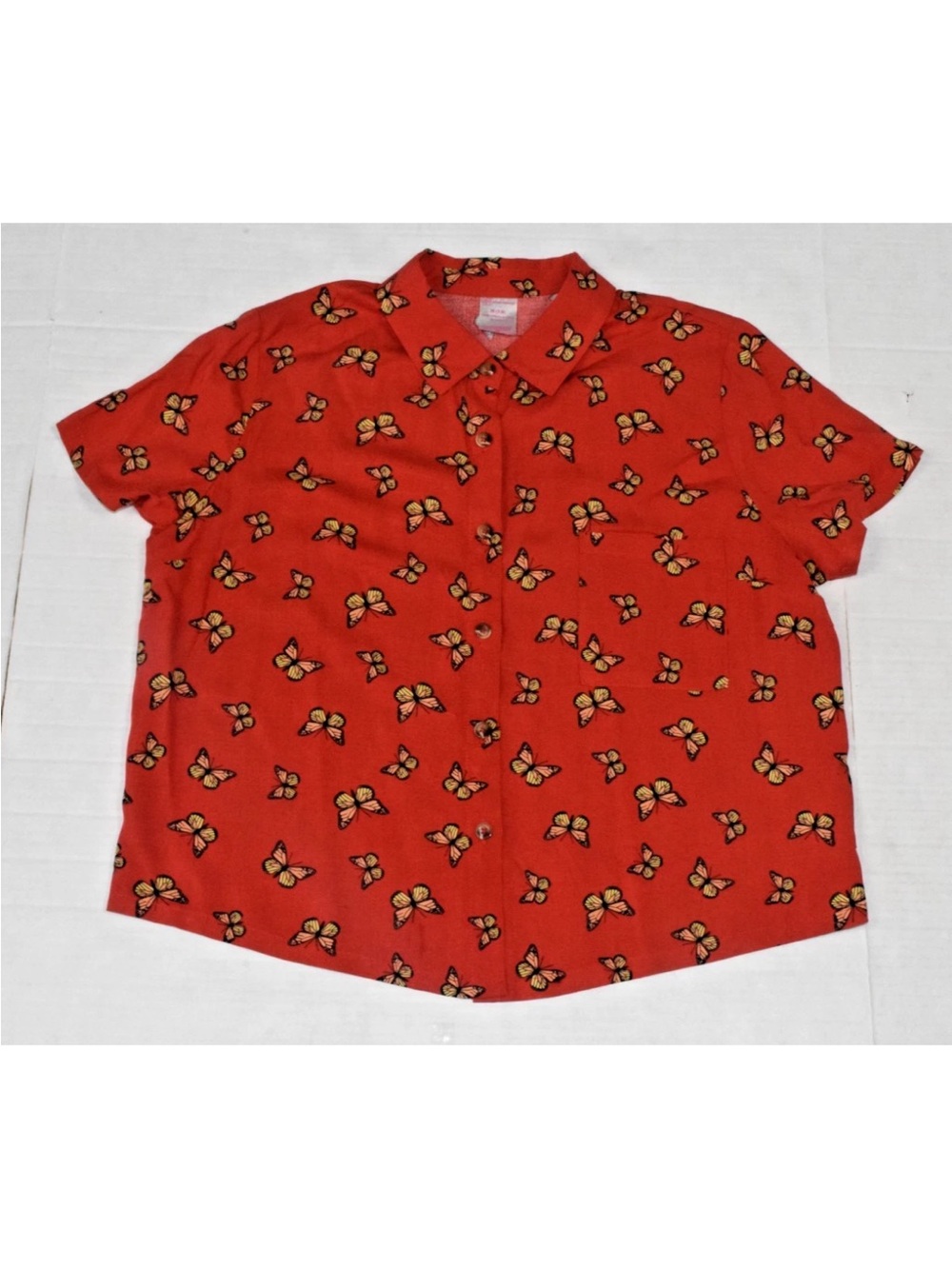 No Boundaries Butterfly Button-Up Shirt